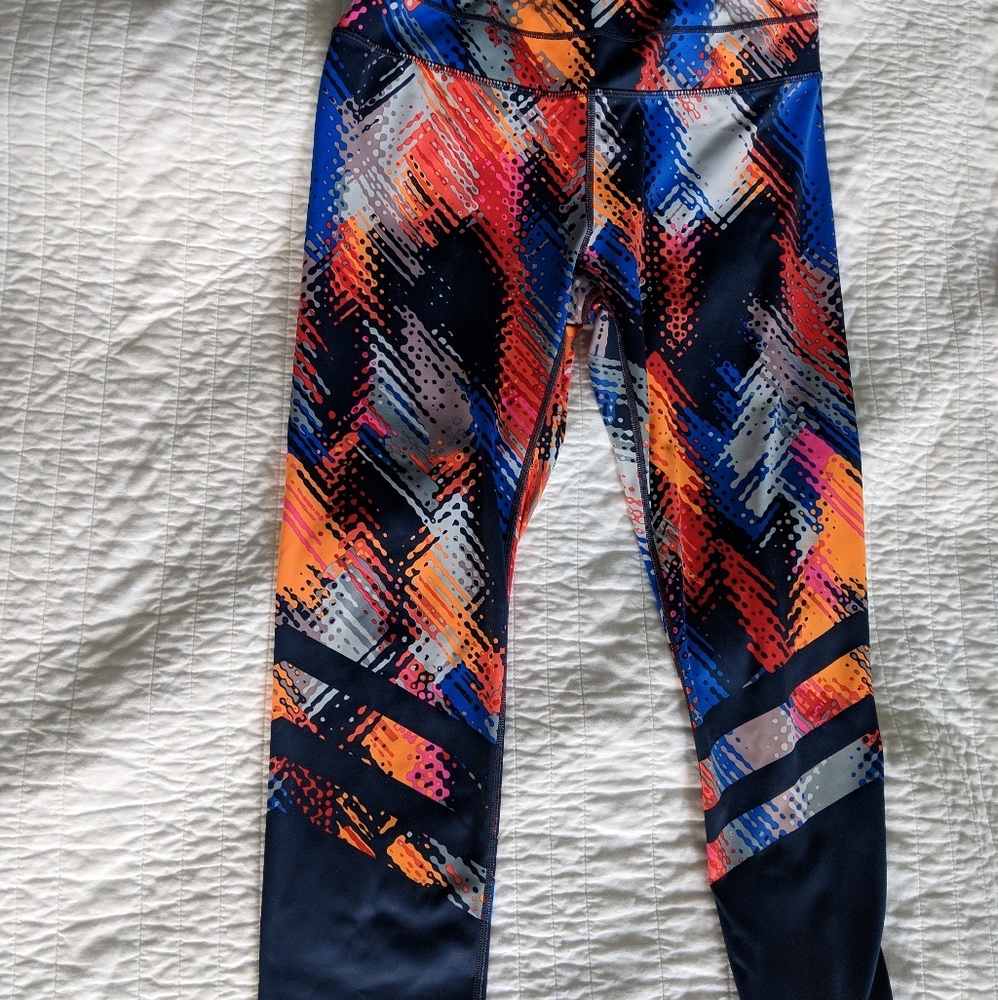 Multi colored capris